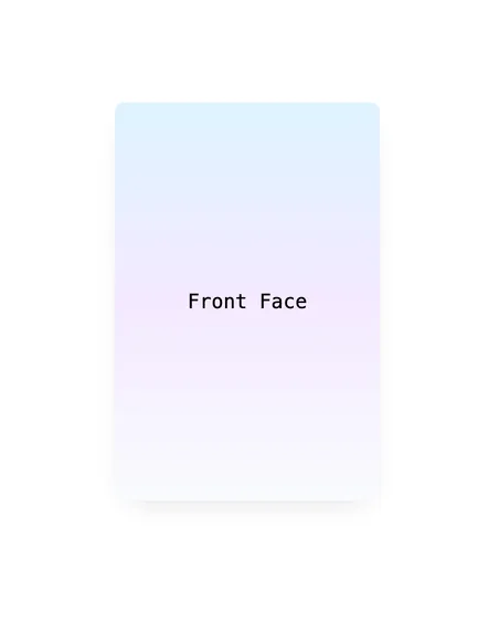 flippable card